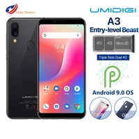 Original UMIDIGI Smartphone Dual LTE Android 8 1 2GB RAM 16GB ROM MTK6739 5 5 12MP Dual Back Camera 3300mAh Mobile Phone