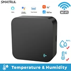 Смарт-Пульт ДУ SMATRUL Tuya с Wi-Fi, Универсальный датчик температуры и влажности для кондиционера, телевизора, DVD, Alexa, Google Home