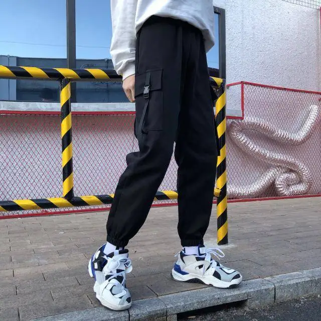 Брюки-карго мужские повседневные рандомные тактические брюки стиль хип-хоп с