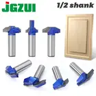 1 шт., Фрезерные фрезы с 12 хвостовиком для деревообработки дверной рамы, фрезы для деревянных твердосплавных дверных шкафов, биты для гравировки, Фрезерные фрезы