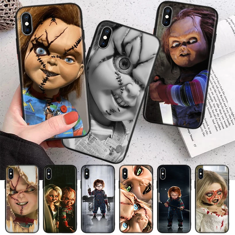 

Cult of Chucky Child's Play Silicone Case Coque For iPhone 11 Pro Max 12 Mini 13 X XS XR 7 8 6 6S Plus 5 SE Phone Shell Cover Fu