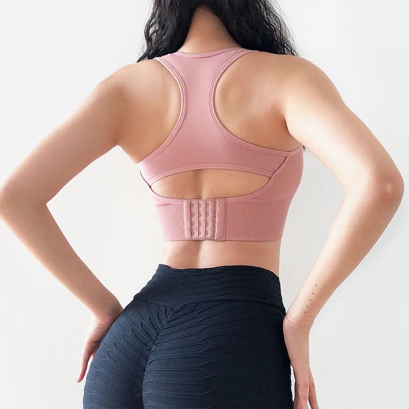 Бесшовный Бюстгальтер для фитнеса с эффектом пуш-ап | Спорт и развлечения