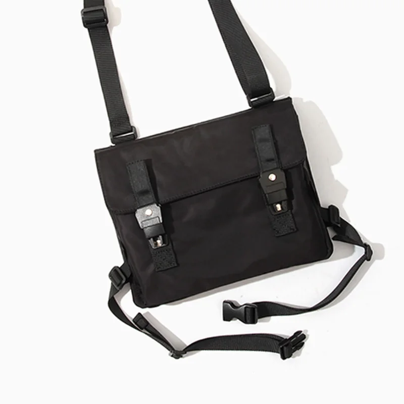 Сумка-мессенджер Мужская водонепроницаемая нейлоновая Удобная черная сумочка