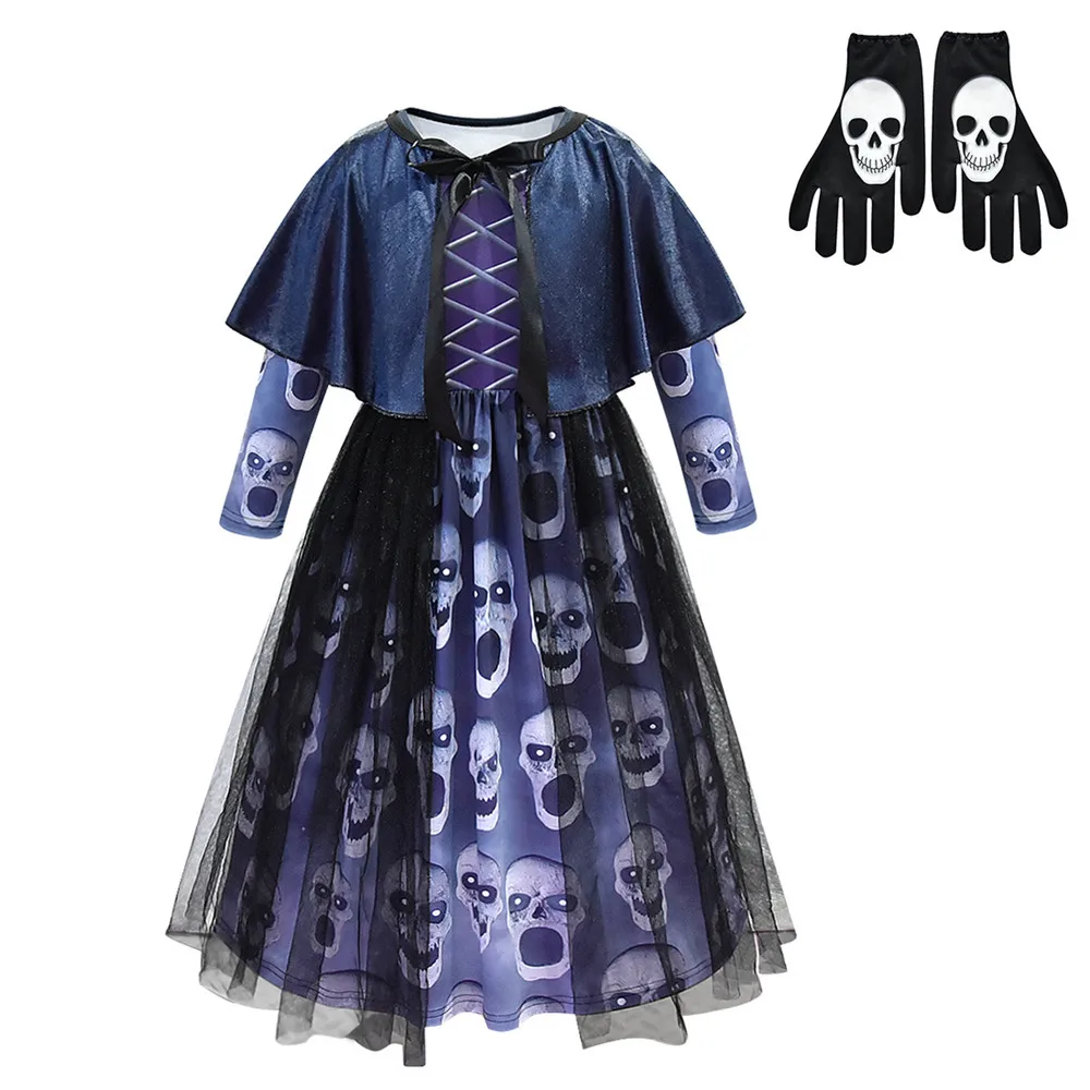 Карнавальный костюм на Хэллоуин для девочек ведьма дьявол эльф вампир