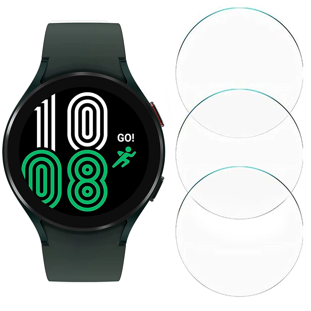 

Пленка из закаленного стекла для Samsung Galaxy Watch 4 40 мм 44 мм, защитная пленка для экрана HD, прозрачная, устойчивая к царапинам, аксессуары для Galaxy ...