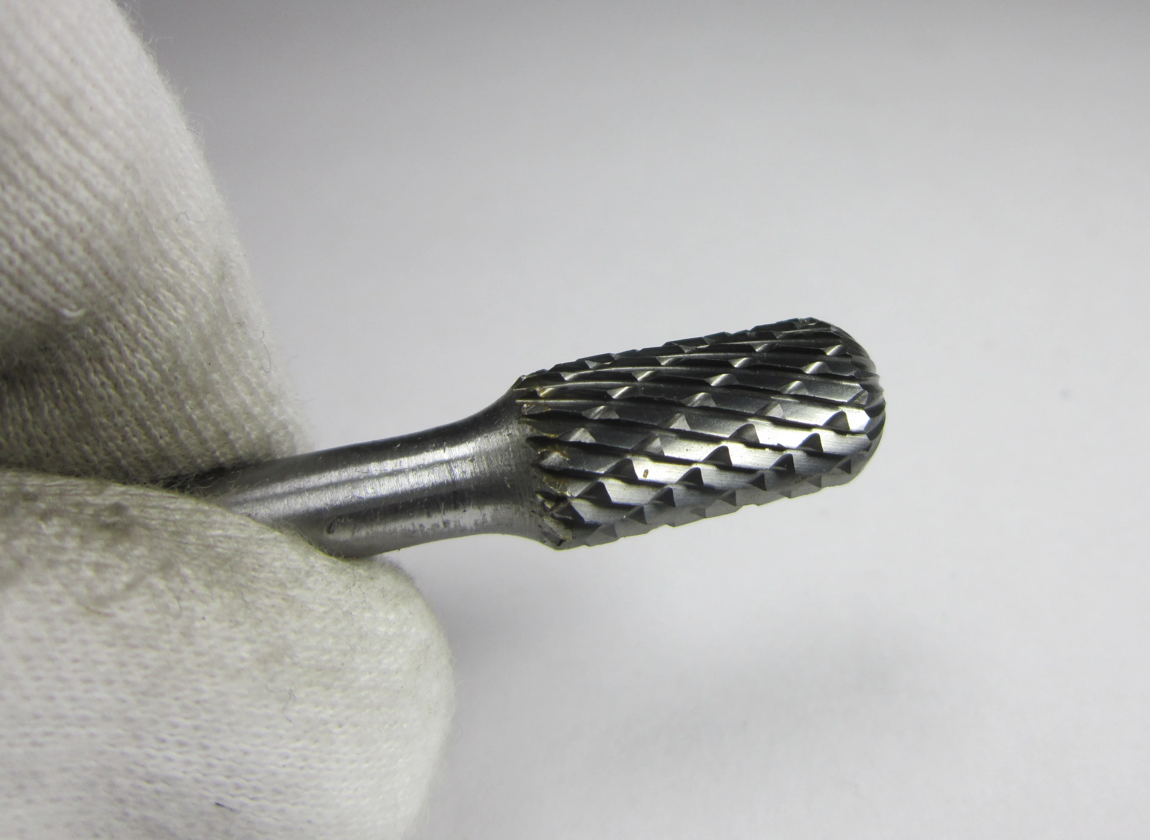 Твердосплавные роторные напильники с двумя зубьями головка 10 мм хвостовик 6 х10