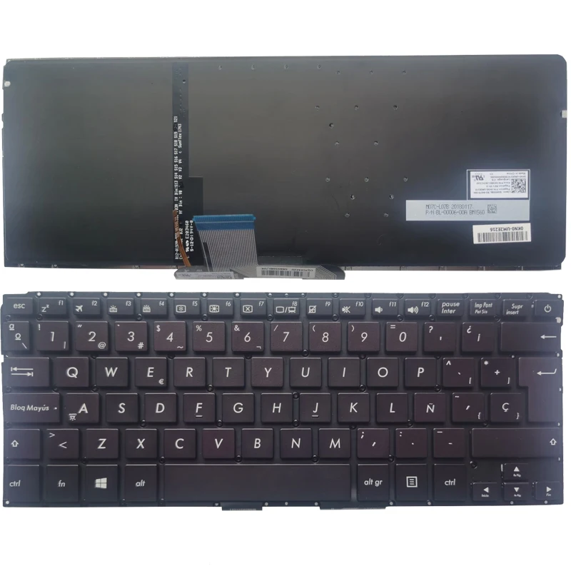 Новая испанская/SP Клавиатура для ноутбука ASUS Zenbook RX410U RX310 UX310 UX310UA UX310UQ UX410 UX410UA UX410U с