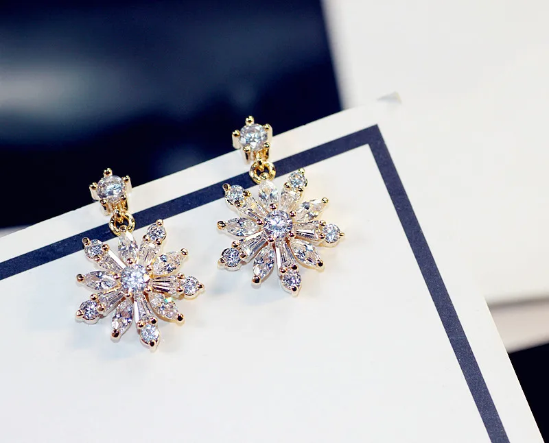 Новинка 2022 серьги из серебра 925 пробы с кристаллами от Swarovski оптовая продажа