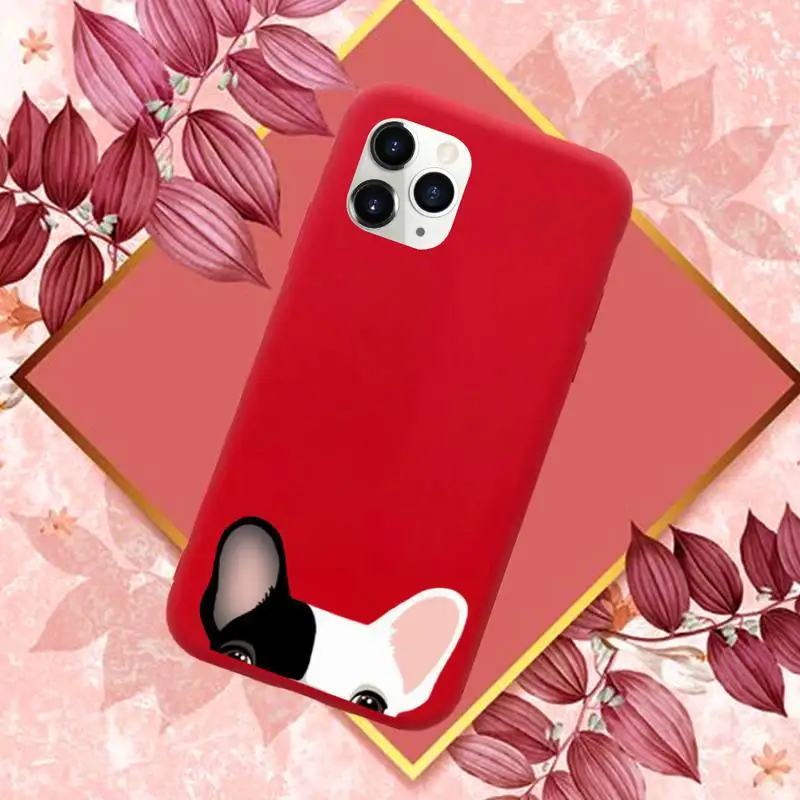

Cute Cartoon Cat Dog Phone Case Candy Color for iPhone 11 12 mini pro XS MAX 8 7 6 6S Plus X SE 2020 XR