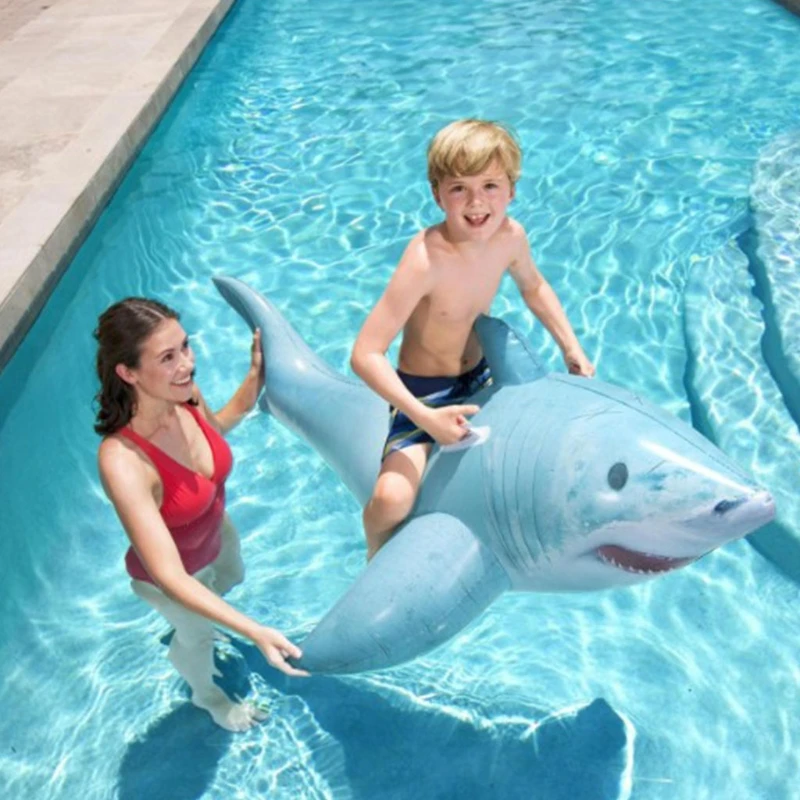 

Family Backyard Party Game Inflatable Pool Float Animal Water Toy Summer Garden Raft Inflatable Safety Ride-on Toy