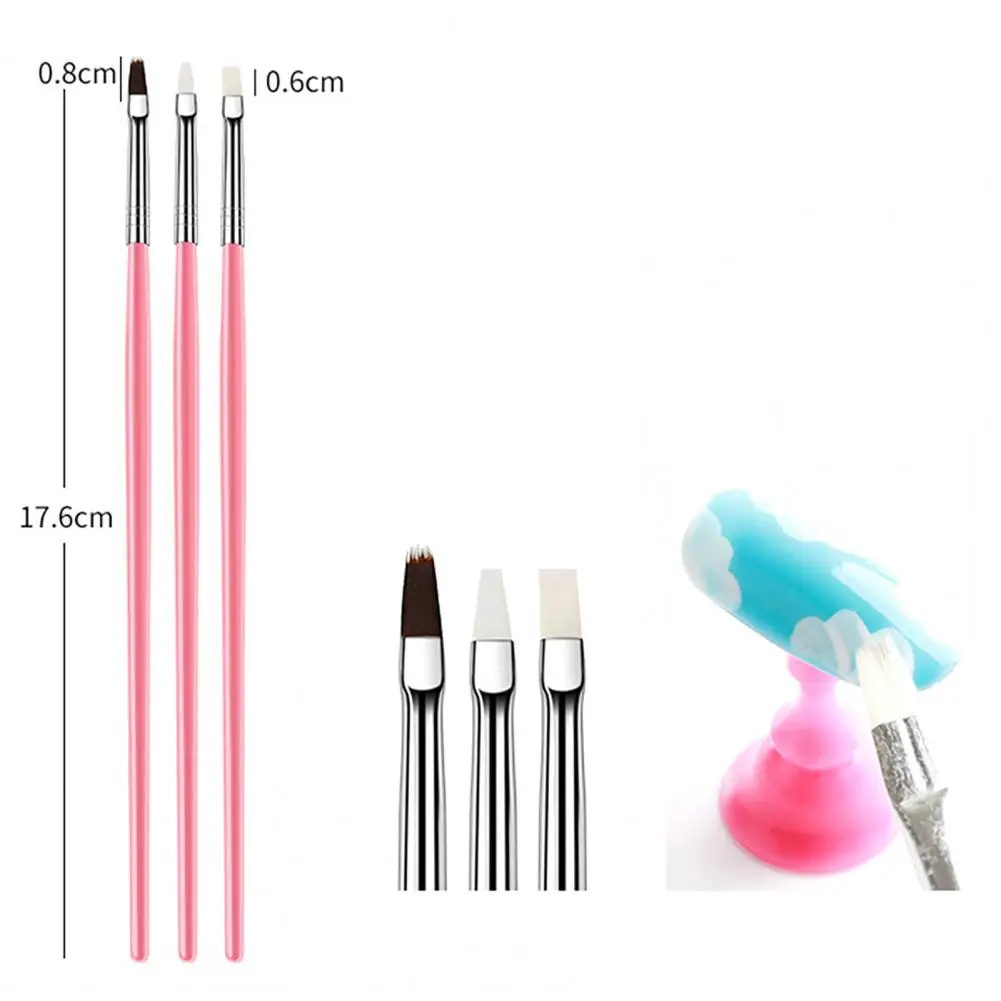 50% горячая Распродажа 15 шт./компл. ручка для дизайна ногтей приятная кожи Удобная