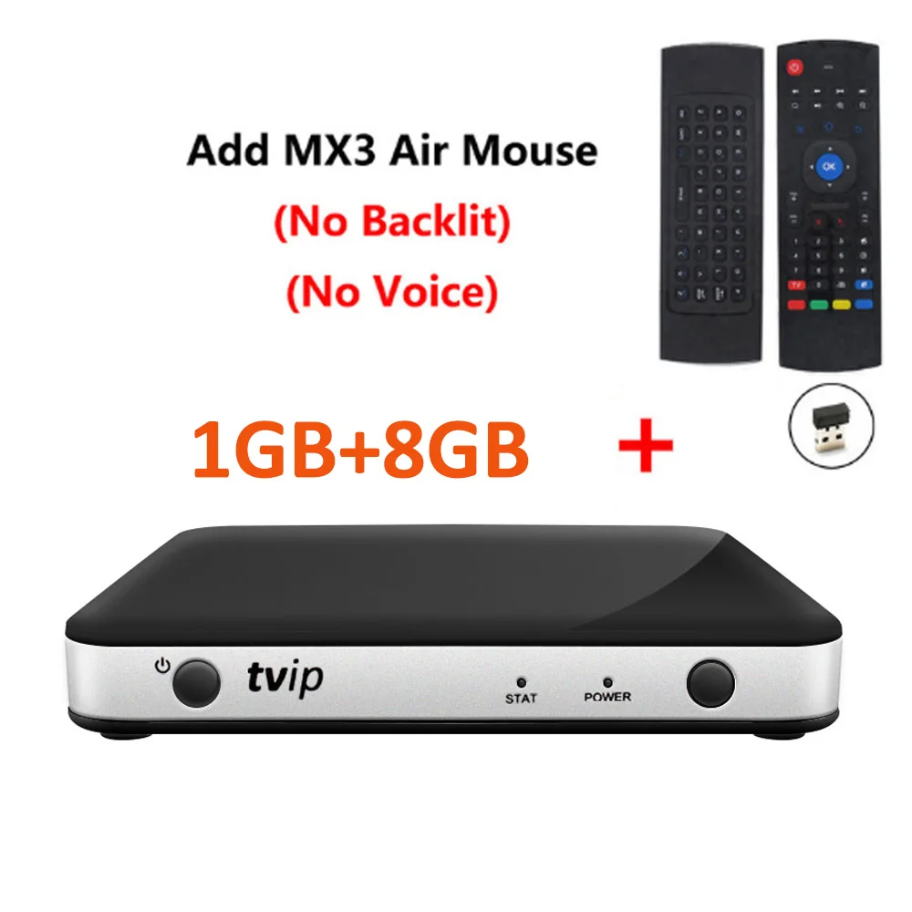 TVIP 605 MX3 ТВ IP S-Box v.605 Amlogic S905X четырехъядерный ТВ приставка linux tv IP 605 смарт-приставка 1 ГБ ОЗУ 8 Гб ПЗУ 4 к IP tv IP605 медиаплеер - Цвет: TVIP 605 MX3