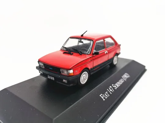IXO 1:43 для FIAT 147 1979 желтый SORPASSO 1982 красная литая модель автомобиля модели игрушек
