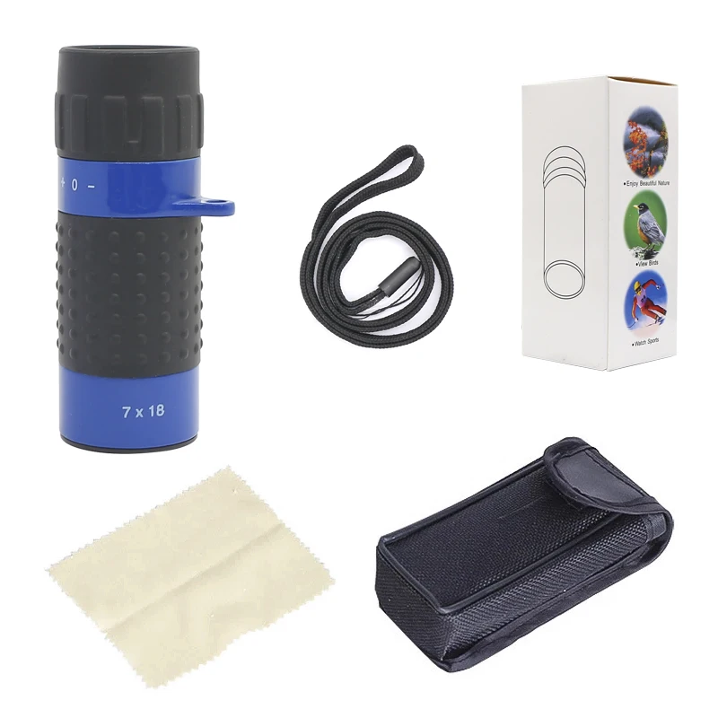 Портативный мини монокулярный телескоп 7X Ручной Телескоп для пеших прогулок