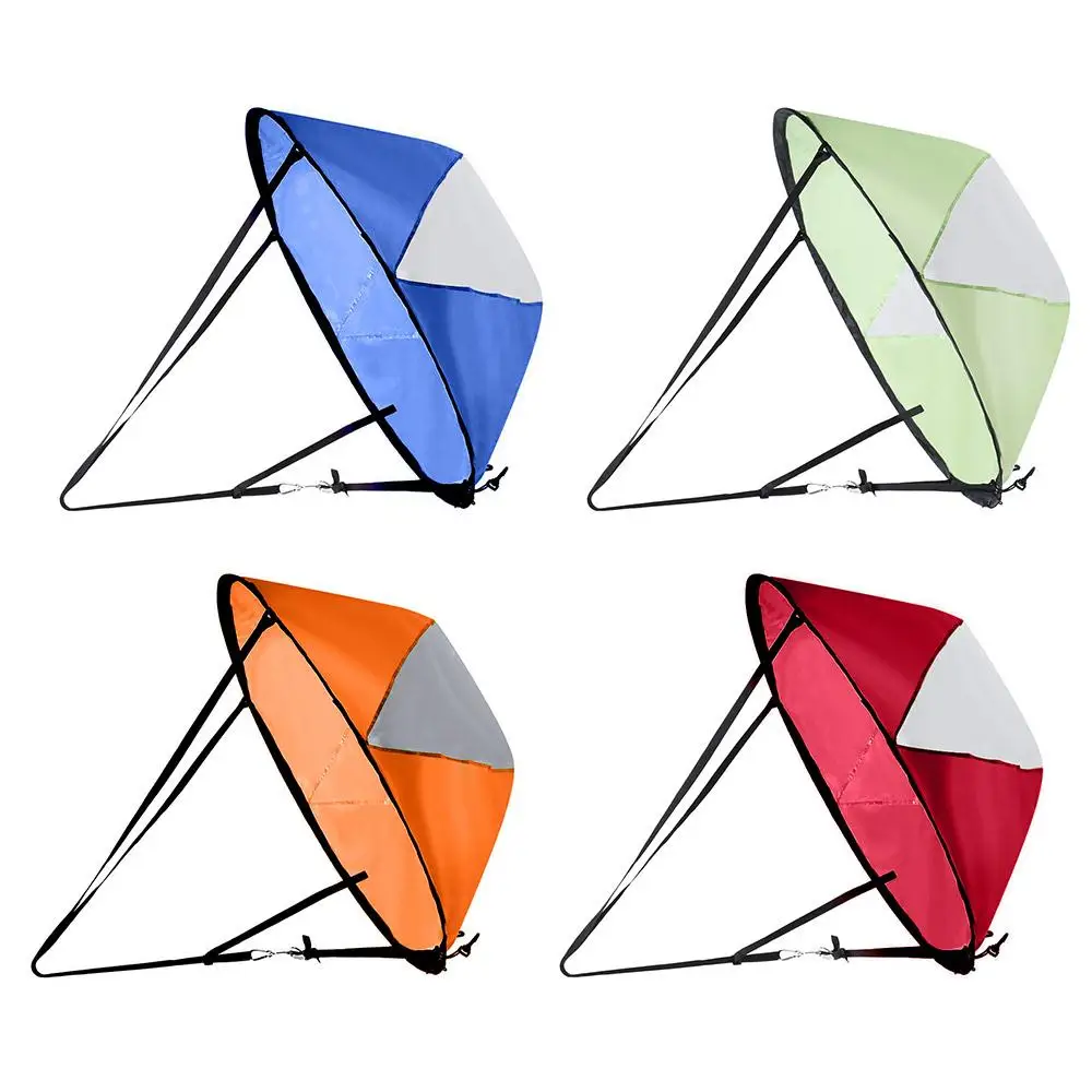 

Polyester Taffeta Sailing Sail Canoe Sail Practical Outdoor Sports Rowing Kayak Safety Surfing Foldable