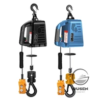 220v 500kg mini electric hoist household small electric hoist portable crane remote control air conditioning tensioner