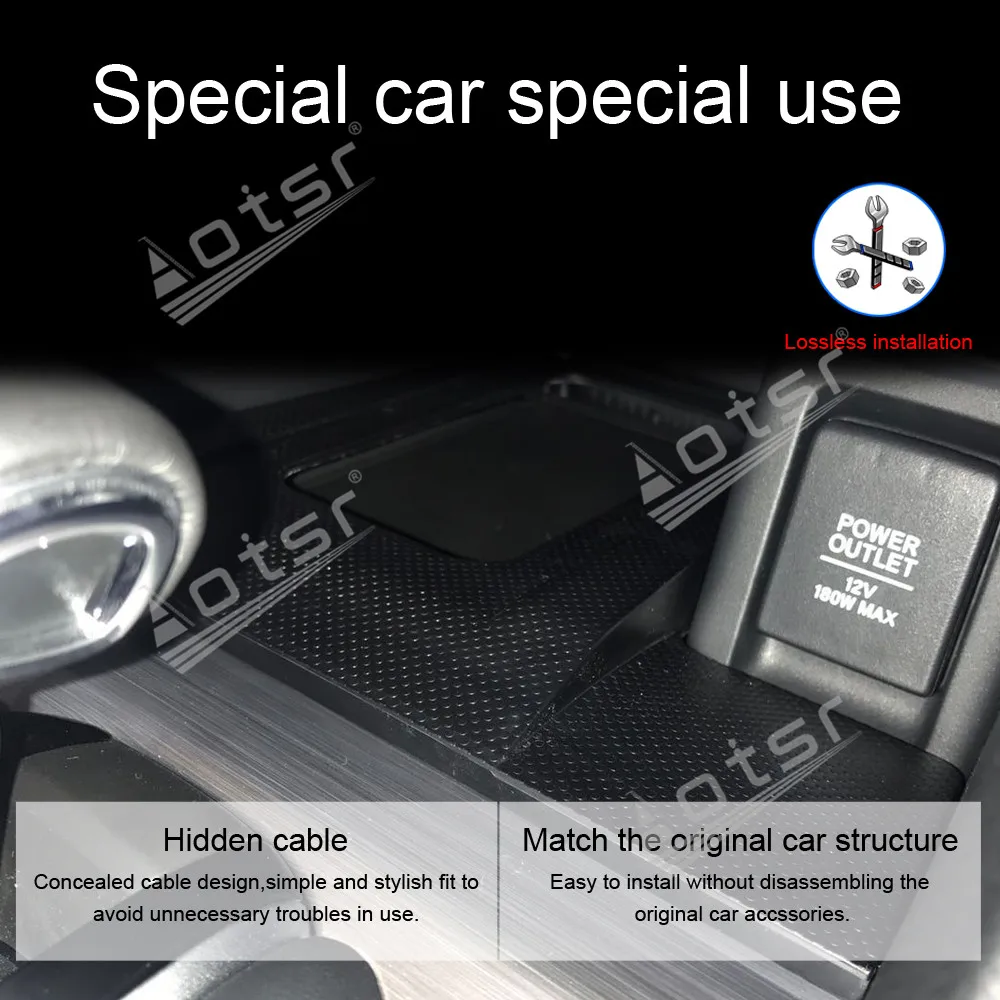 QI автомобильное инфракрасное Быстрое беспроводное зарядное устройство для Honda