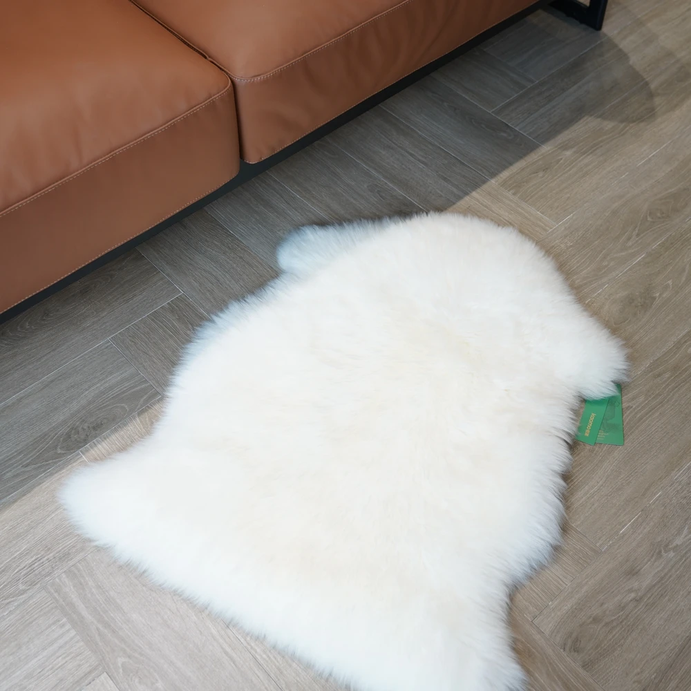 65x70 см Австралийский коврик из овчины натуральный мех ковер шкуры для дивана