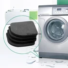 Высококачественные противоударные прокладки для стиральной машины, Нескользящие коврики, Антивибрационная подкладка для холодильника, 4 шт.компл. качество