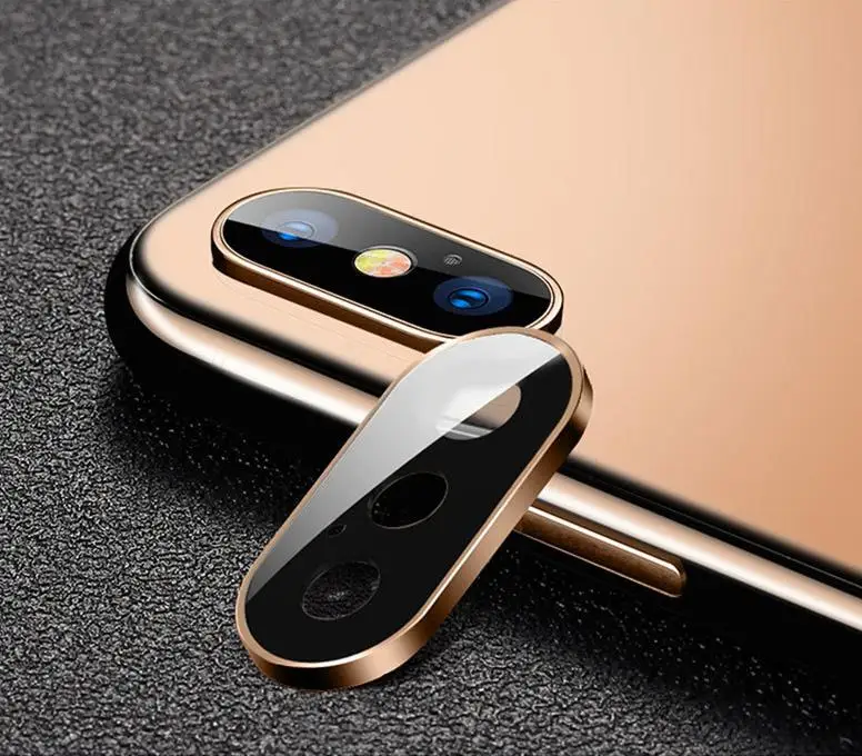 

Tempered Glass Protection Ring Case for IPhone X XS XR XS MAX Metal Camera Lens Cover Screen Protector for iPhone 11 11PMAX 11p