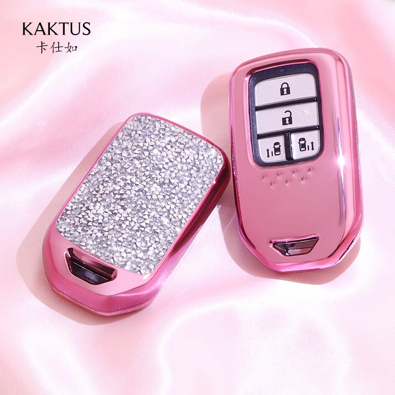 

Подходит для Honda Crider Key с алмазной втулкой для Accord Crv Civic подходит для автомобильного ключа чехол для водяного сверла