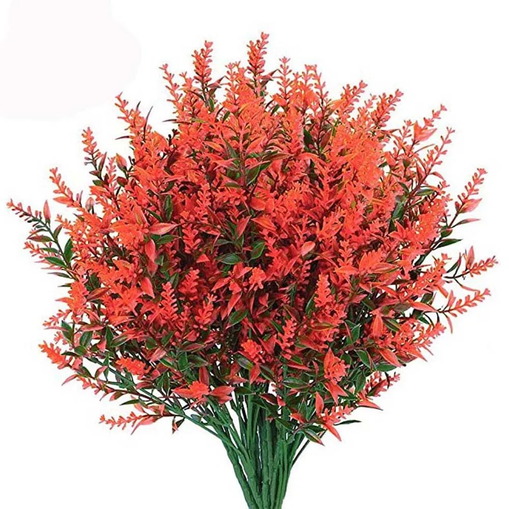 

6 Pcs Artificial Lavender Flowers DIY Floral Bouquets Fake Bridal Bouquet Wedding Party Home Decorations