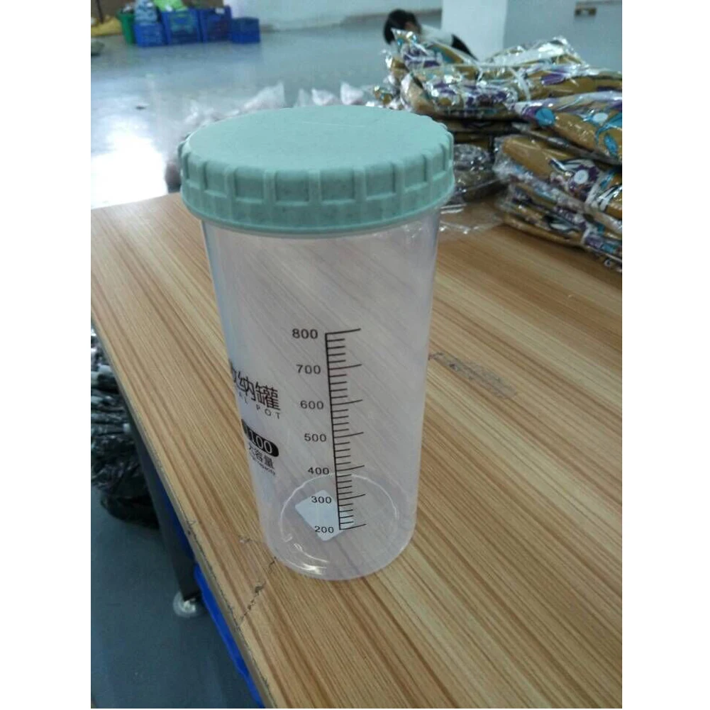 green 1100ml Кухня сушеная еда крупа мука макаронные изделия контейнер для таблеток контейнер для риса герметичная коробка - Цвет: green 1100ml
