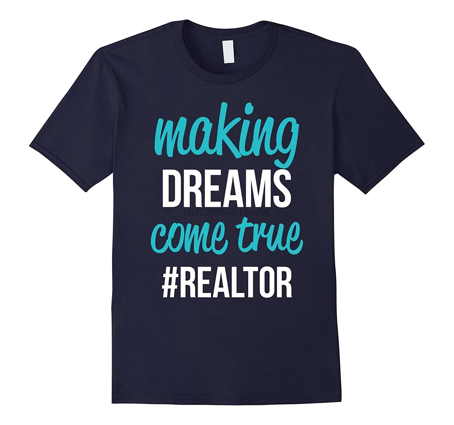 Мужская футболка с надписью Making Dreams Come True агента по недвижимости женские и