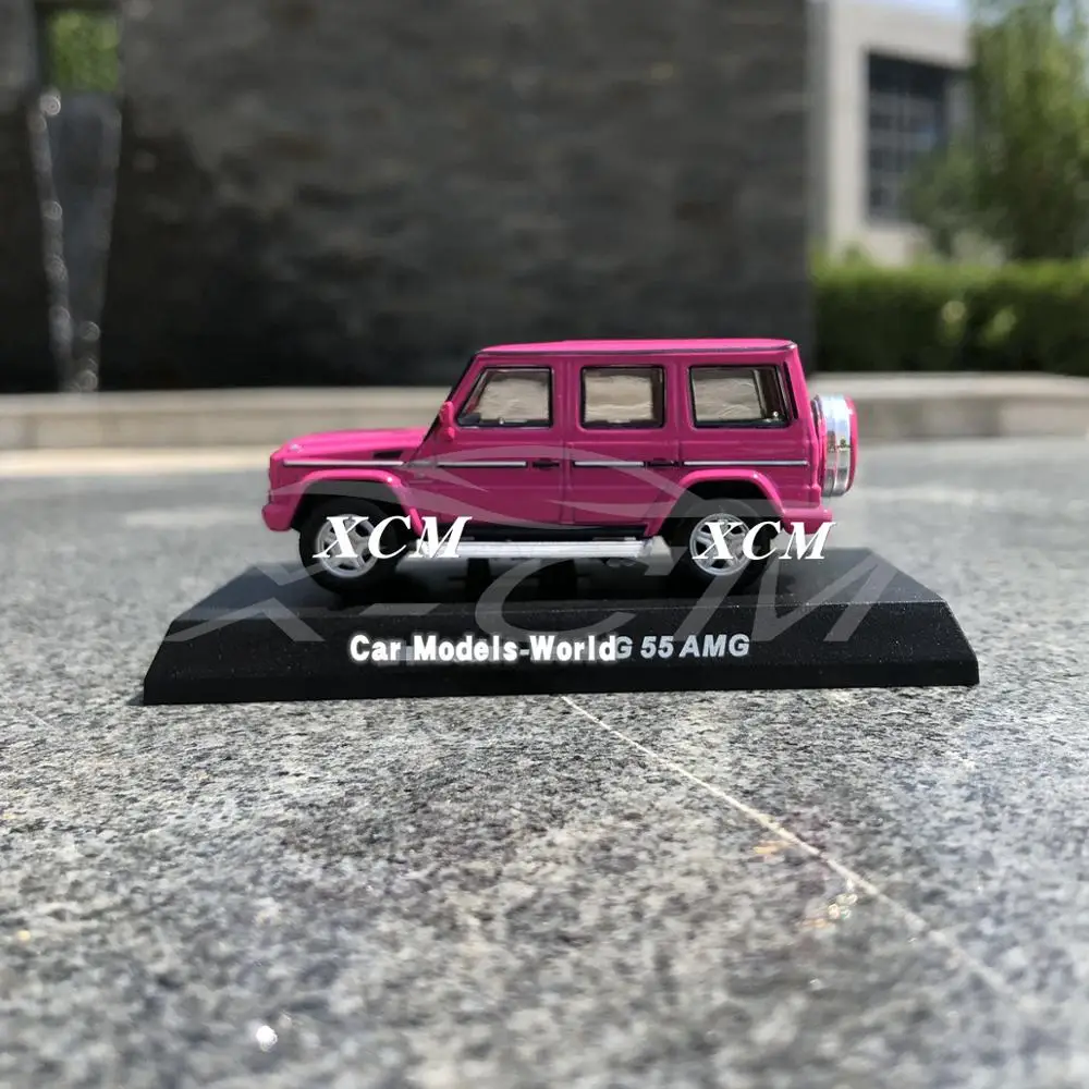 Литая под давлением модель автомобиля для Kyosho G 55 A M 1:64 (розовый) + маленький