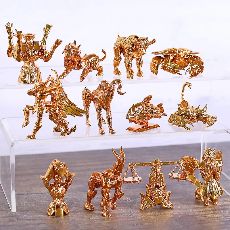 Коллекционные фигурки из ПВХ Saint Seiya коллекционные серии золотых зодиаков