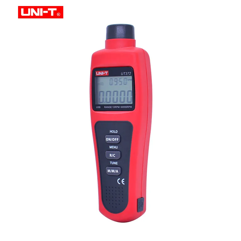 Цифровой Бесконтактный тахометр UT371 UT372 профессиональный с частотой вращения 10