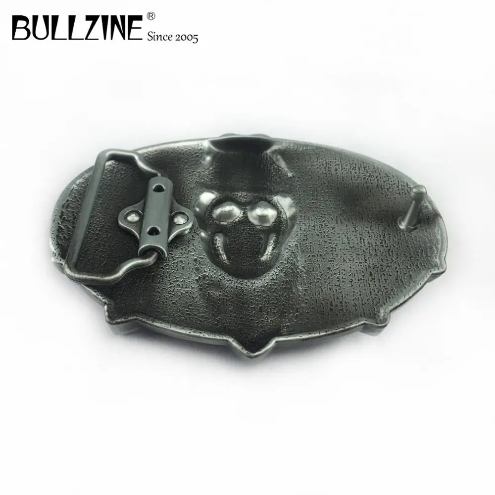 Bullzine цинковый сплав Западная Череп Пряжка на ремешке синий эмалированная пряжка