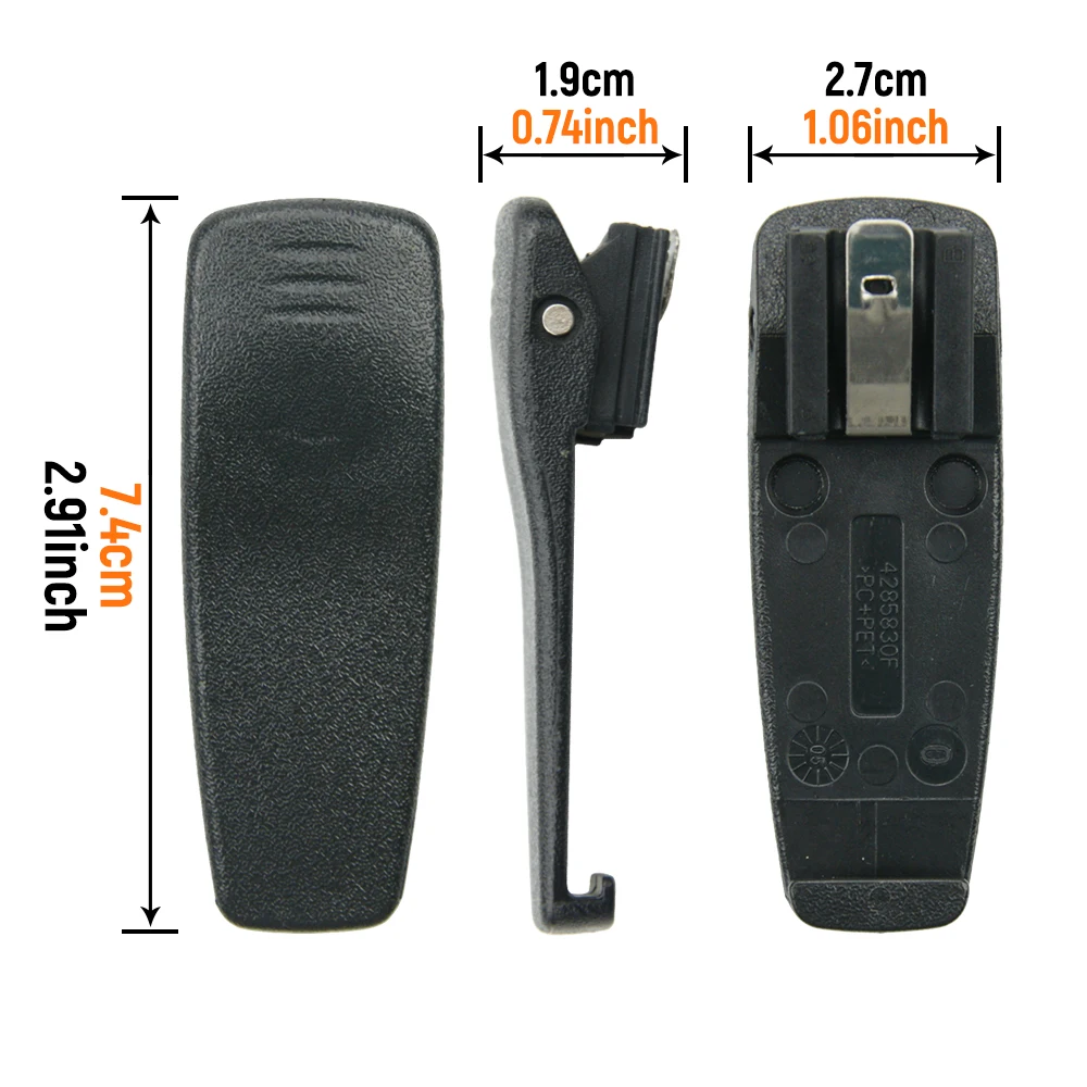 10Pcs Walkie Talkie Belt Clip for Motorola Radio CP180 CP200 EP450 GP1200 GP300 GP350 GP63 GP68