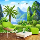 Свежий пейзаж в китайском стиле, натуральные 3D Самоклеящиеся обои, декор для гостиной, спальни, Фреска, экологически чистая влагостойкая