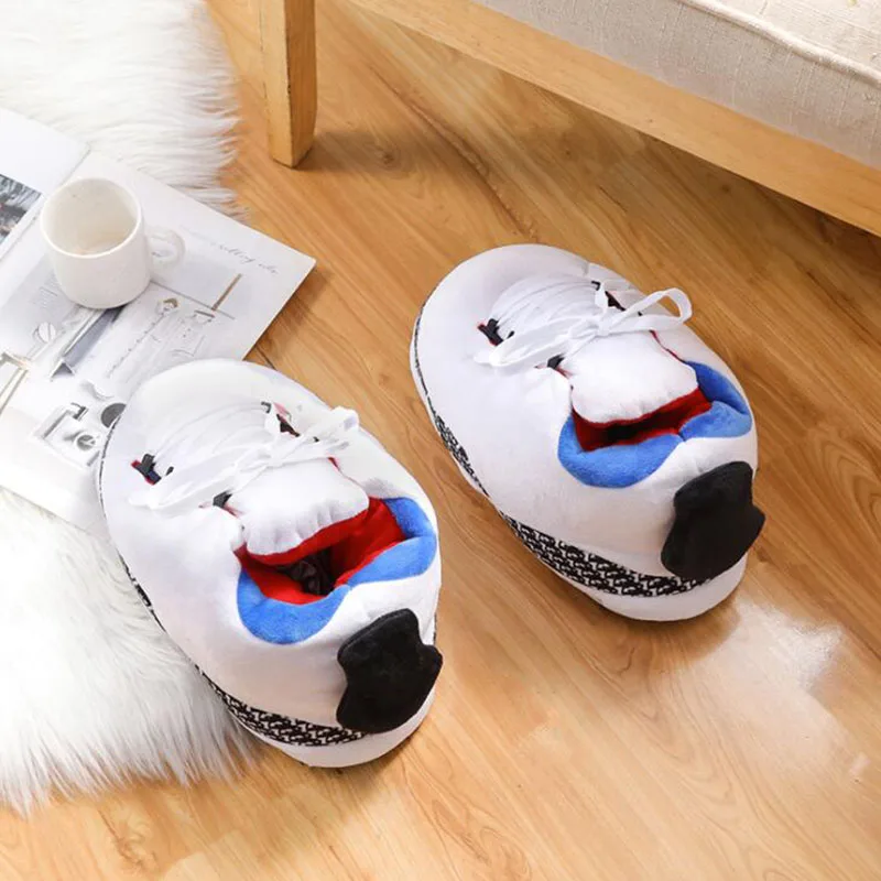 Кроссовки унисекс из хлопковой ткани домашние тапочки теплые один размер тапки