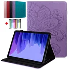 Для Lenovo Xiaoxin 11 чехол с тиснением в виде цветов и бабочек крышка мужской кошелек из ПУ кожи чехол Funda для Lenovo Tab P11 чехол TB-J606F 2020 11