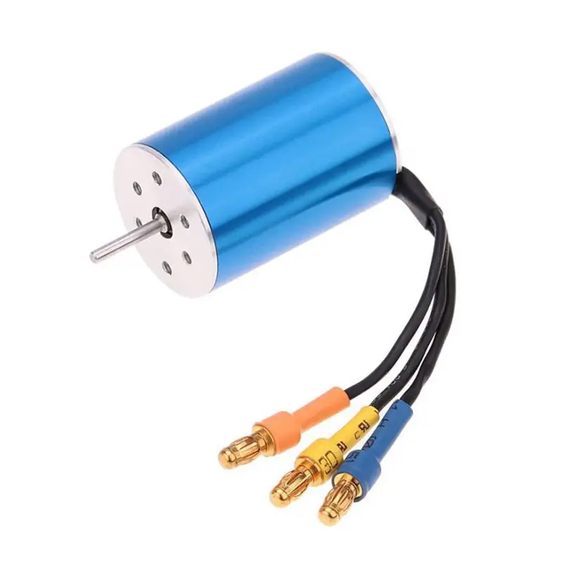 2435 4800KV 4P Бессенсорный двигатель с 25A бесщеточный ESC для 1/16 1/18 автомобиль грузовик |