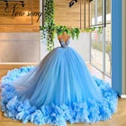 Элегантные пышные платья для выпускного вечера с длинным шлейфом арабское бальное платье вечернее платье Ливан Дубай Средний Восток халат женские вечерние платья