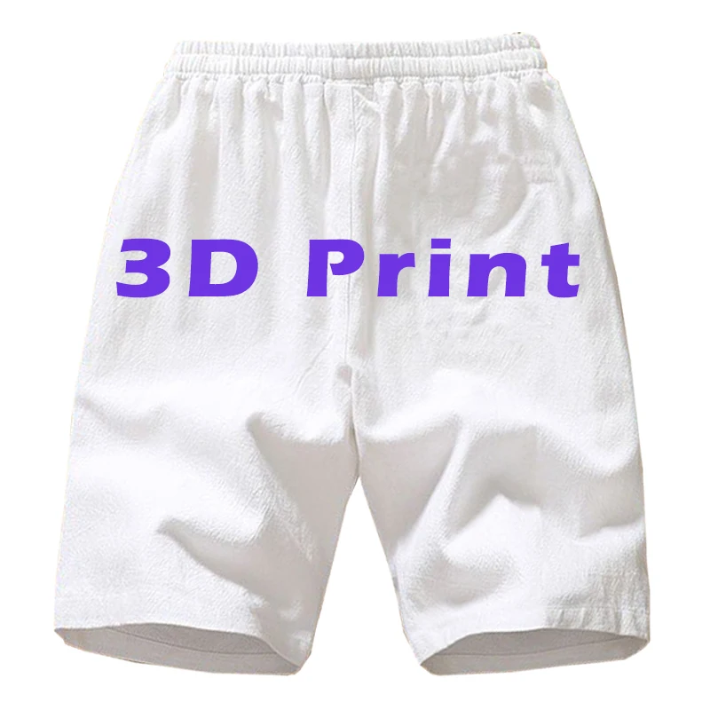 Модные летние повседневные пляжные мужские шорты с 3D-принтом | Мужская одежда