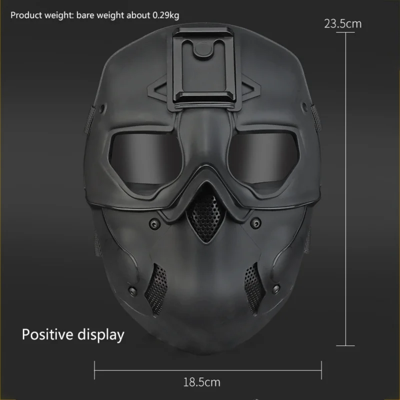 Уличная Военная маска для страйкбола и стрельбы дышащая Стальная Сетчатая