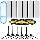 Роликовая основная щетка, HEPA-фильтр, боковые щетки для kitfort KT-519, запчасти для робота-пылесоса, kitfort KT-519, KT519, KT-533