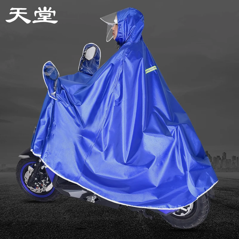 Thick Waterproof Bike Raincoat Jacket Plastic Bicycle Overall Raincoat Survival Stylish Chubasquero Hombre Poncho For Men enlarge