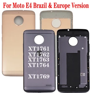 100% оригинальная новинка 5 дюймов для Motorola Moto E4 XT1761 XT1762 XT1763 XT1764 XT1769 задняя крышка корпуса батарейного отсека