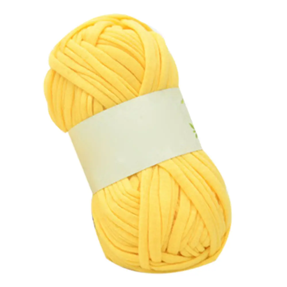 Необычная пряжа для ручного вязания толстая нить крючком тканевая рукоделия