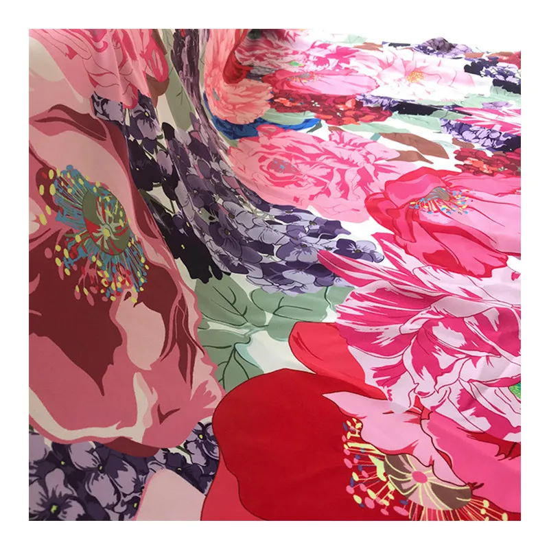 Брендовая печатная ткань из полиэстера и крепа измерительная рубашка платье