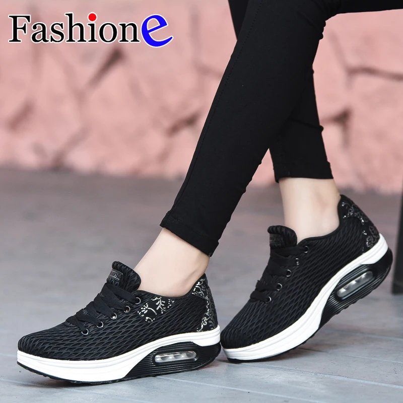 Обувь увеличивающая рост женская спортивная обувь на танкетке zapatos Mujer для
