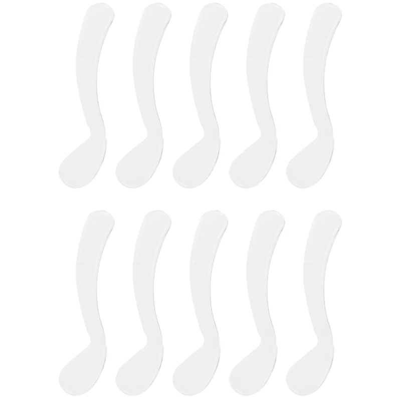 10Pcs Transparent Plastic Mask Spoon Cosmetic Spatula Stick DIY Face Beauty Makeup Tool | Красота и здоровье
