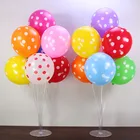 1 Набор, 40 палочек для воздушных шаров на день рождения, украшение для вечеринки в виде единорога, латексный стол для воздушных шаров, подставка для шариков