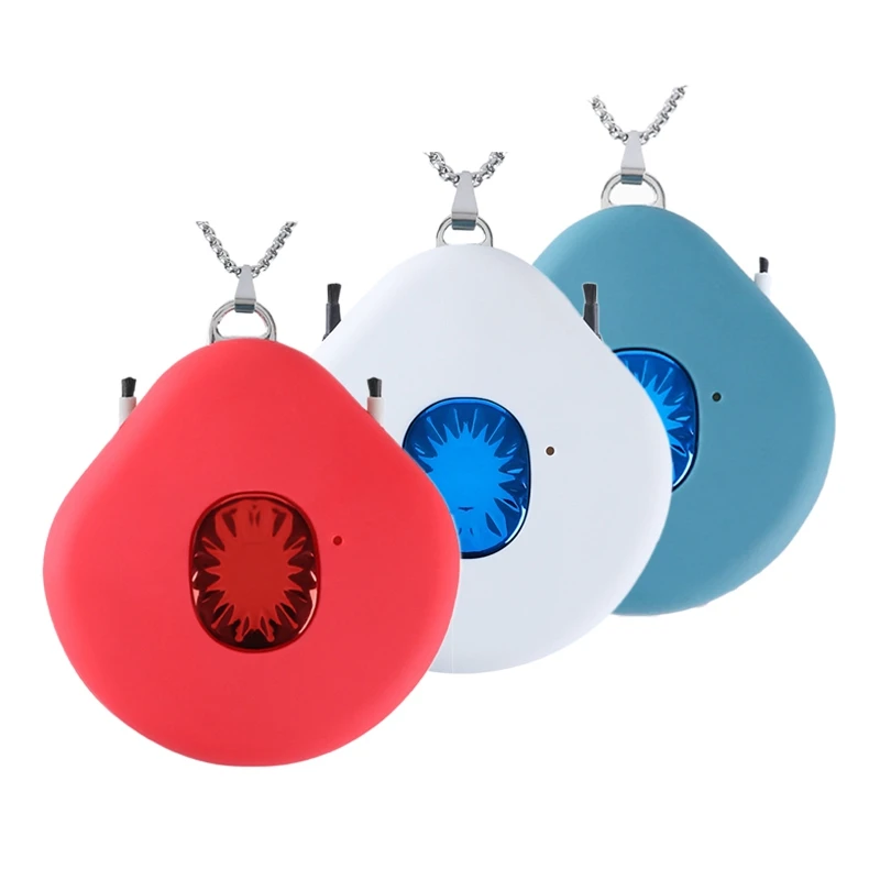

Personal Wearable Air Purifier Necklace Mini Portable Air Freshner Ionizer Negative Ion Generator Low Noise Royal Blue