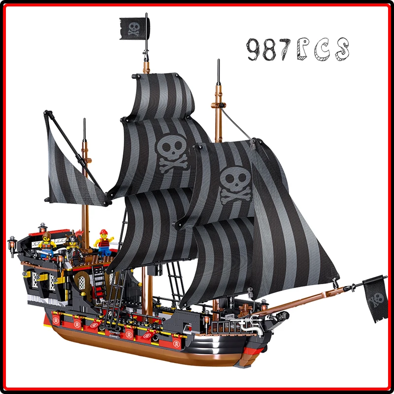 Детский конструктор Пираты Карибского моря|Блочные конструкторы| |